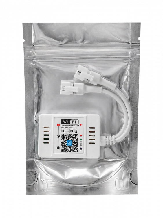 Огонек OG-LDL30-1 LED контроллер DC 12-24В (Wi-Fi, 2*RGB, 2*3PIN)